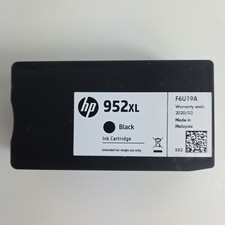 NEW GENUINE - HP 952XL BLACK Ink Cartridge - F6U19AN - Sealed 2020