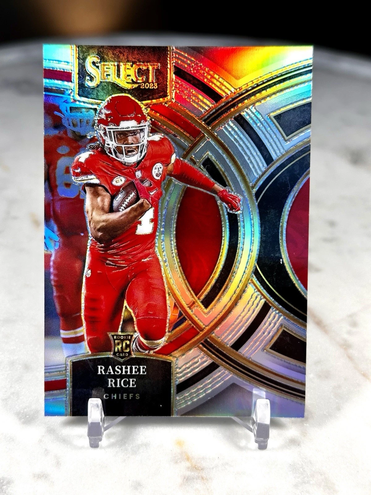 2023 Panini Select - Premier Level Silver Prizm #132 Rashee Rice (RC)