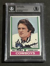 WALT GARRISON 1974 TOPPS SIGNED AUTOGRAPHED CARD COWBOYS BECKETT BAS AUTHENTIC