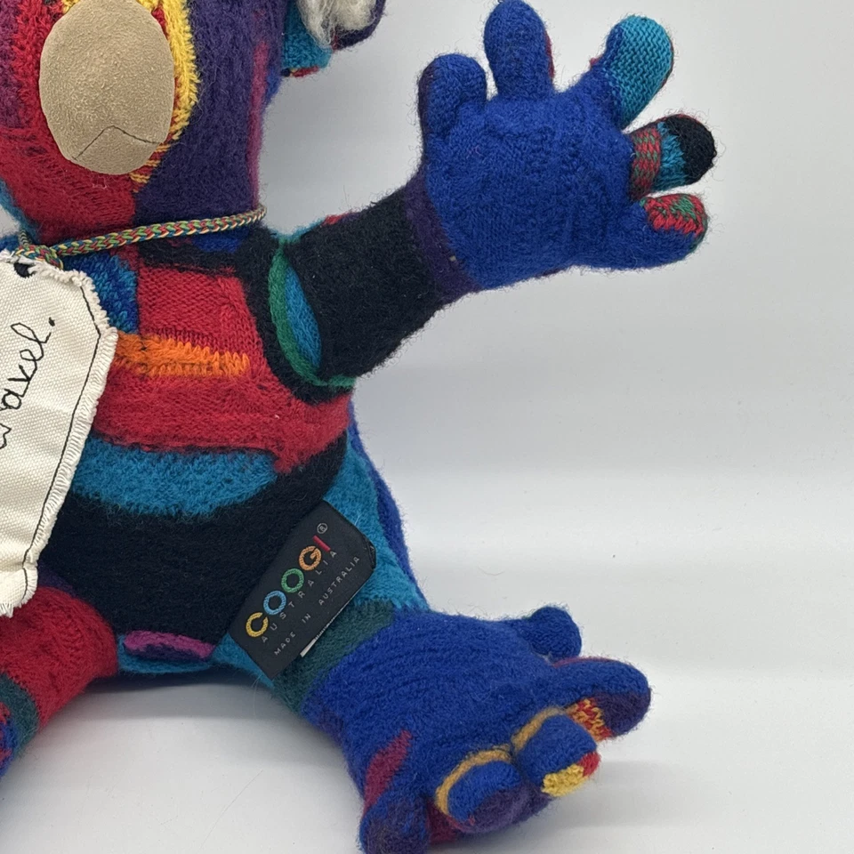Coogi Koala Pelúcia Austrália Bicho de Pelúcia Malha Lã Merino com Etiqueta - Imagem 4 de 4