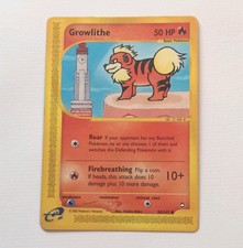 Growlithe 80/147 Aquapolis 2002 50 HP English Pokémon TCG LP on eBay