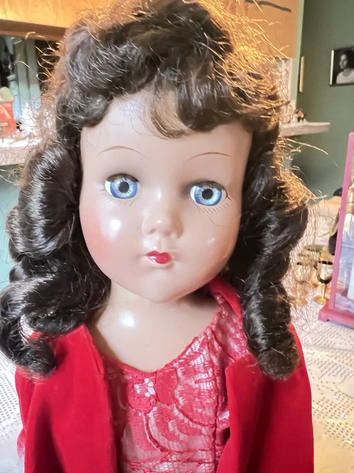 Muñeca vintage años 50 elegante Arranbee R&B todo original. "18"" de alto" Foto 2 de 4