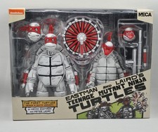 NEW TMNT The First Turtles Black & White Variant 2 Pack Figures NECA