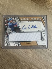 2019 Panini Elite Extra Edition Future Threads Signatures Eli White AUTO /299