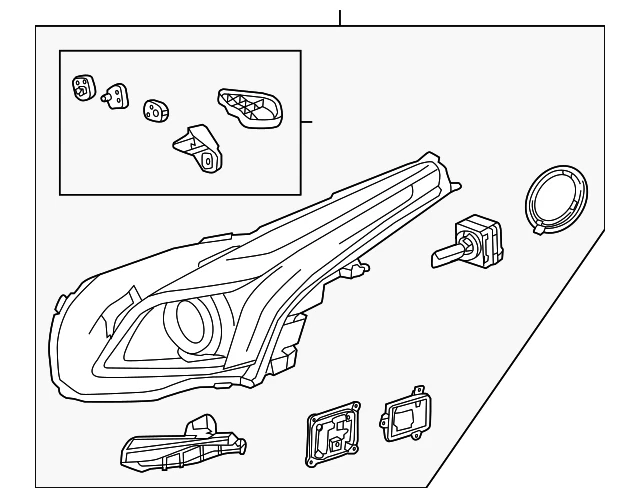 Genuine GM Passenger Side Headlamp 84319716 - Image 2 of 3