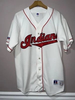 MLB クリーブランドインデアンズ時代　バッティングジャージ Lサイズ Cleveland Guardians White MLB Jerseys for sale | eBay
