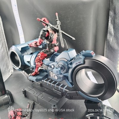 Play Arts Kai Deadpool & MMA-01 Slaughter Laird Battlebike