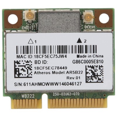 AR5B22 2,4 / 5-GHz-Dualband-WLAN-Karte 802.11Ac Bluetooth 4.0-WLAN-WLAN-Kar3754