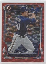 2014 Bowman Red Ice 25/25 Jonathan Lucroy #206 gb9