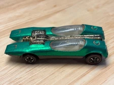 Vintage 1968 Hot Wheels Redline Green "Splittin' Image" Original