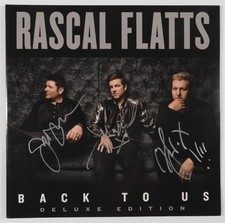 Rascal Flatts Signed Autograph Album JSA Record Vinyl Back To Us