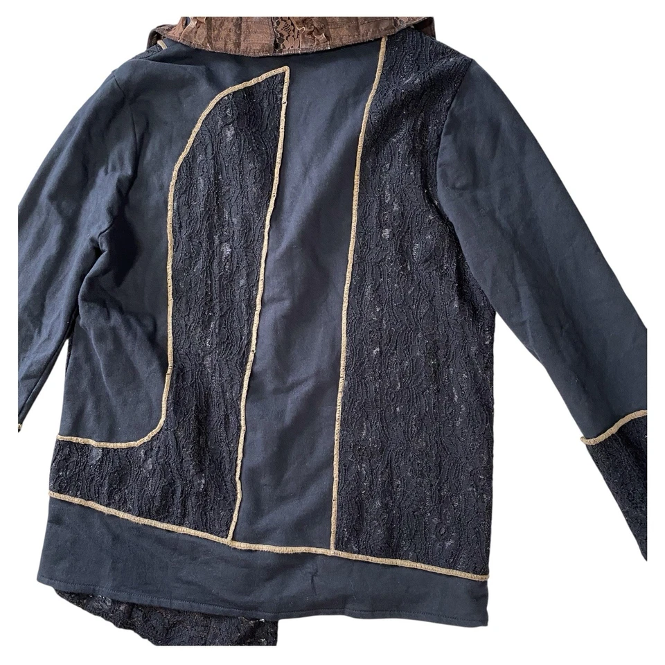 Chaqueta Cárdigan Asimétrica DE Colección 90 perejil y salvia Grande Bruja Cachicho Foto 4 de 4