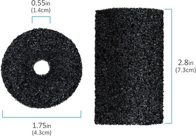 Pool Hose Tail Scrubbers,12 Pack Tail Sweeps Scrubber Replacement High Density S