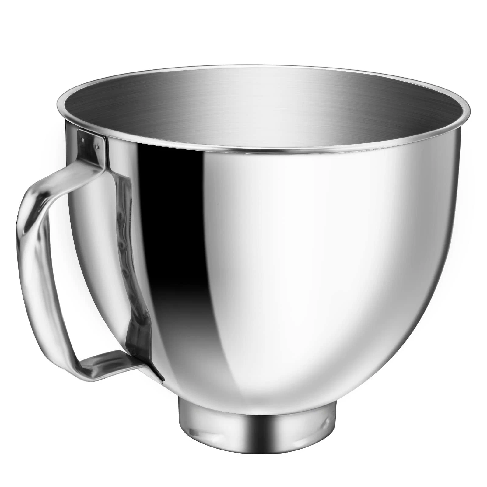 18/8 Stainless Steel 5 Qt Mixing Bowl for Kitchen Aid Stand Mixers, Dishwasher