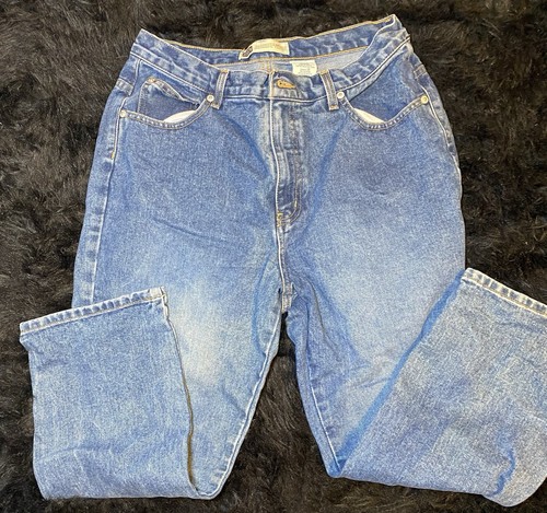 Jeans donna Faded Glory dritti alla caviglia lavaggio medio blu denim, 12