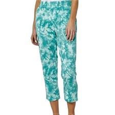 AnyBody Printed Brushed Towel Terry Pant LARGE 606 