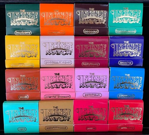 The Original Incense Matches Scented Match Books - Choose From 16 Fragrances! - Picture 2 of 38