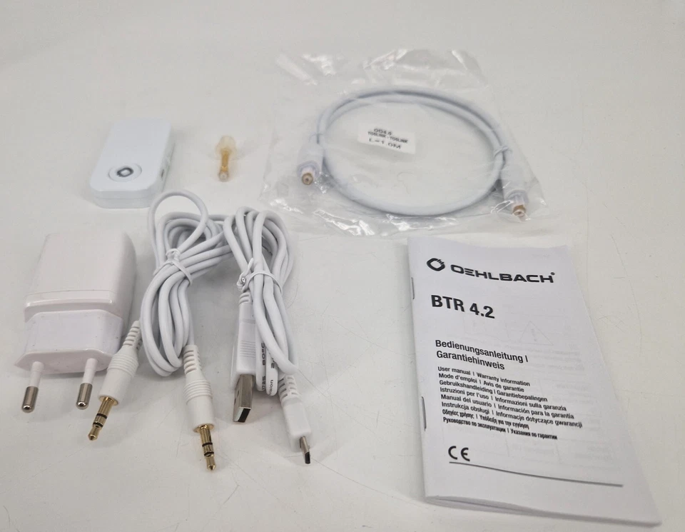 Oehlbach Mobiler Bluetooth Sender und Empfänger Transceiver BTR 4.2 6078 weiß - Bild 3 von 4