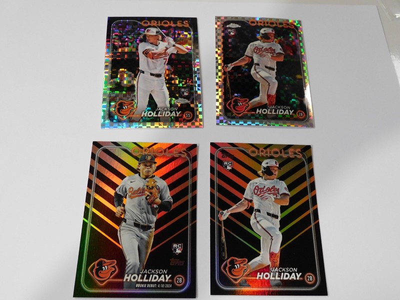 2024 topps chrome jackson holliday rc   baltimore orioles