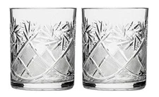 Neman Premium GL5107H (2PCS) Hand Made Vintage Crystal Whiskey Glass. Set of 2