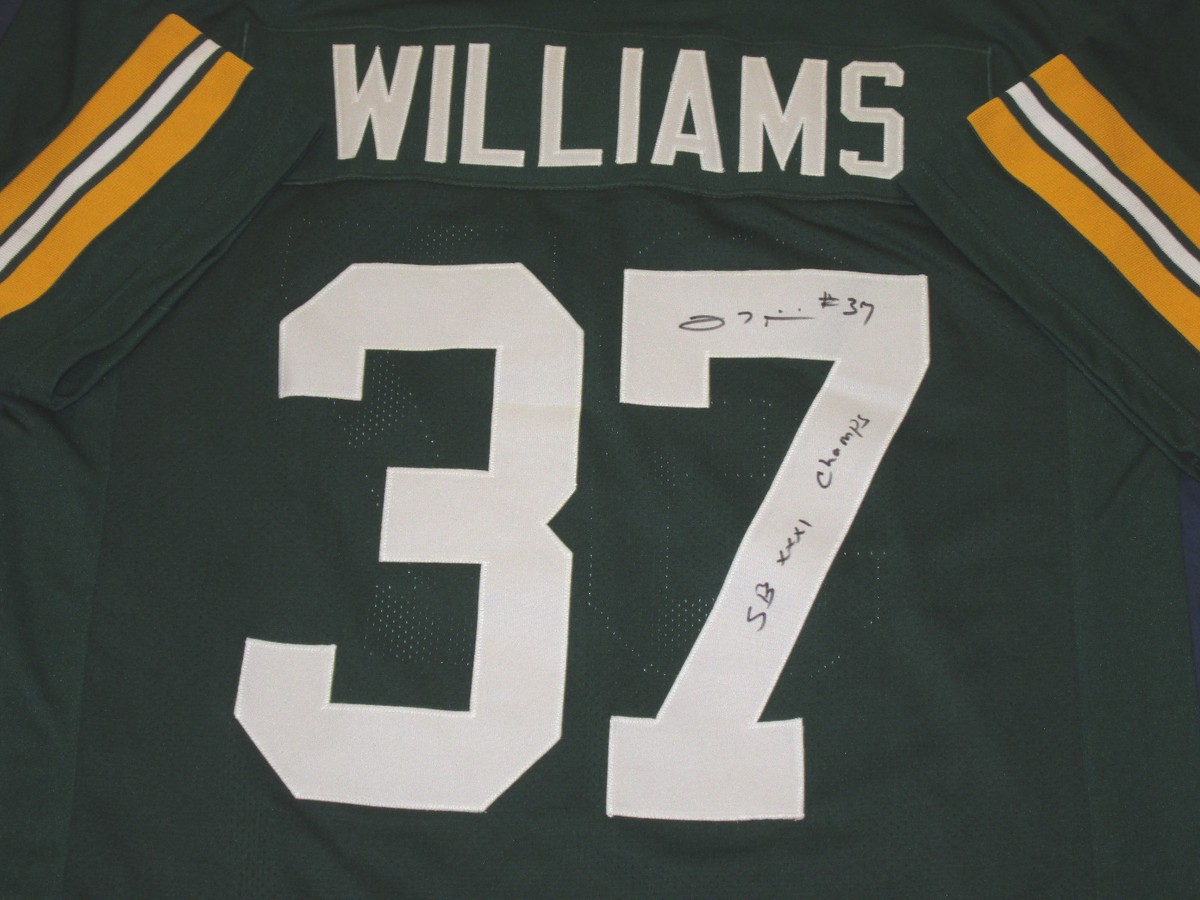 Packers TYRONE WILLIAMS Signed Custom Green Jersey AUTO w/ 