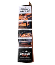 Blackstone Portable Knife Set, Salt Pepper Shaker, Cutting Board