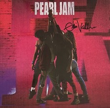 Pearl Jam SIGNED Album Eddie Vedder Autographed Record Vedder Signed Vinyl Ten !
