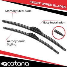 Wiper Blades for Maserati Ghibli M157 2014 - 2023 Pair 26 + 18" Front Windscreen