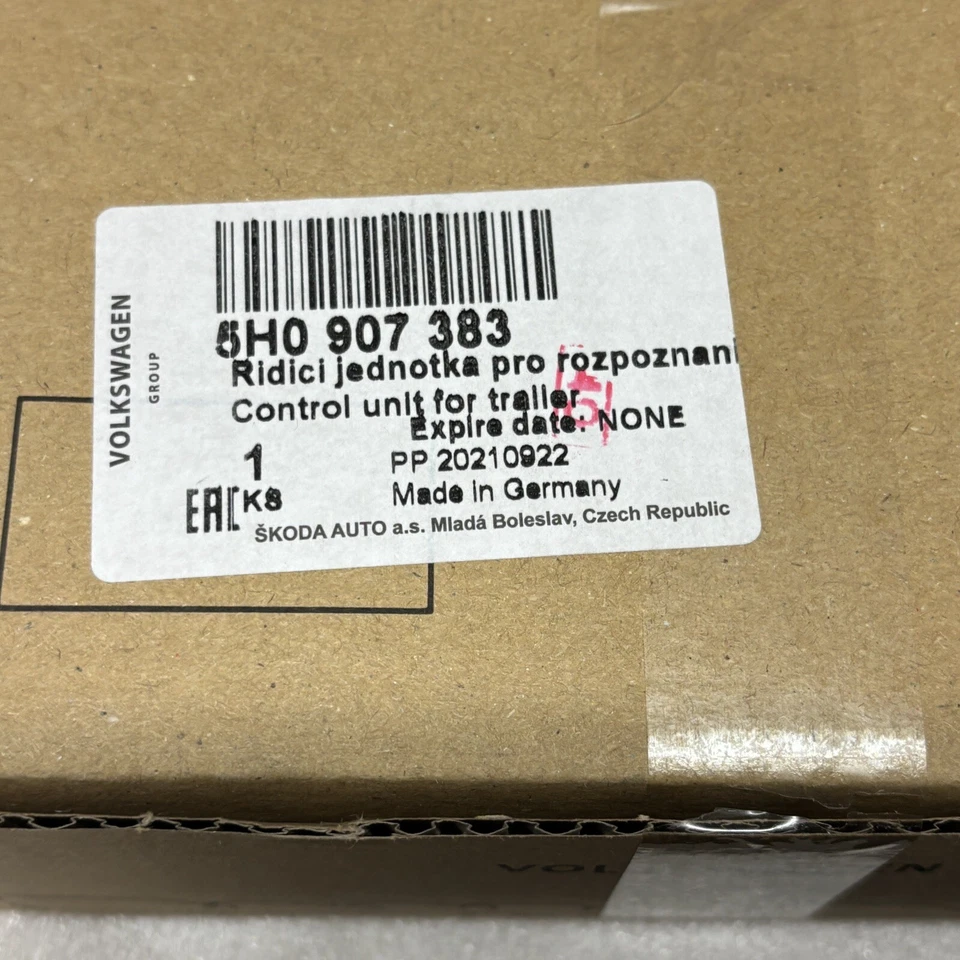 Оригинальный Audi A3 Q2 Q4 VW Caddy ID.3 4 5 управление распознавание прицепа 5H0907383 - Изображение 3 из 4
