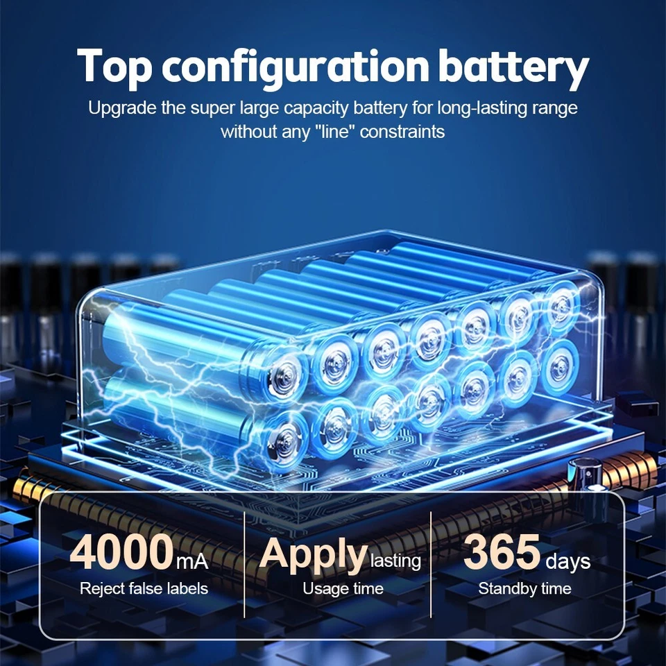 Mini Car Vacuum Cleaner - Powerful and Wireless - Cyclone Filter Rechargeable - Image 3 of 4