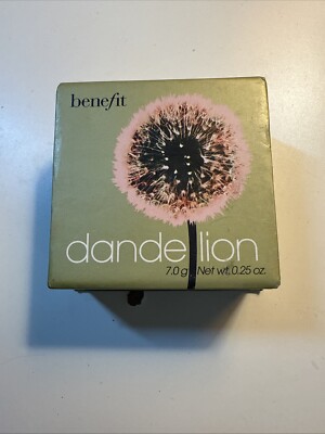 BENEFIT ~ DANDELION BRIGHTENING FACE POWDER ~ BABY PINK 7.0g~ 0.25 OZ