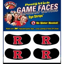 Fan-A-Peel Rutgers Waterless Peel and Stick Temporary Tattoos