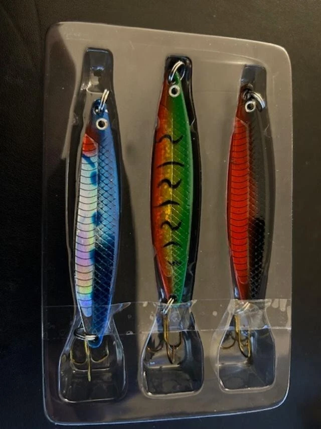 3 señuelos de cuchara de metal para pesca de trucha lucio perca 18 g Fladen 7010 Foto 2 de 3