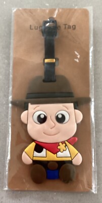 Disney Toy Story Woody rubber Travel Luggage Tag BNWT UK