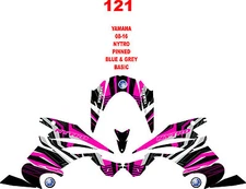 YAMAHA NYTRO SNOWMOBILE WRAP DECAL STICKERS 05-15 PINNED BASIC