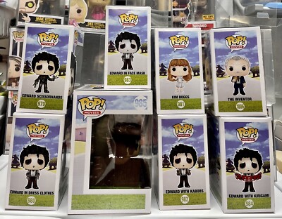 Edward Scissorhands Funko Pop Set Kim Boggs The Inventor NEW