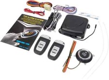 Sistema De Alarma Para Carro Auto Vehiculos Con Encendido y 2 Control Remoto Kit