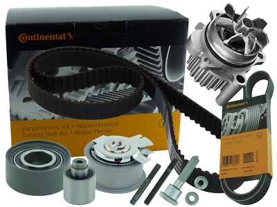 CONTI Zahnriemen Satz Wasserpumpe Keilr AUDI A3 SKODA SEAT VW GOLF PASSAT 2.0TDI