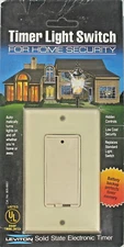 Leviton 805-6651 Solid State Electronic Timer Light Switch for Home Security -IV