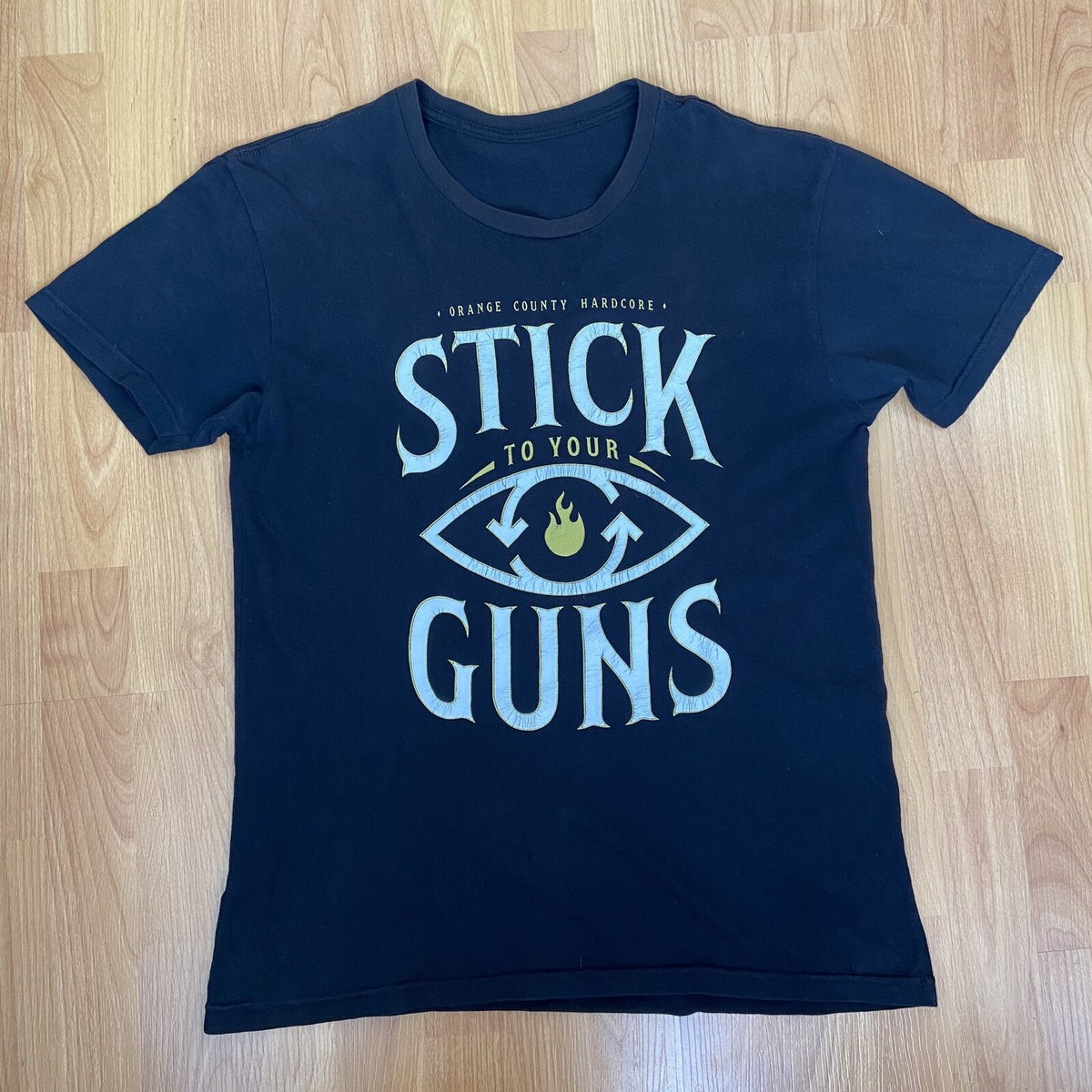 Stick to your Guns バンドTシャツ L ハードコア 古着 Vintage Stick To Your Guns Orange County Hardcore Band XXX T