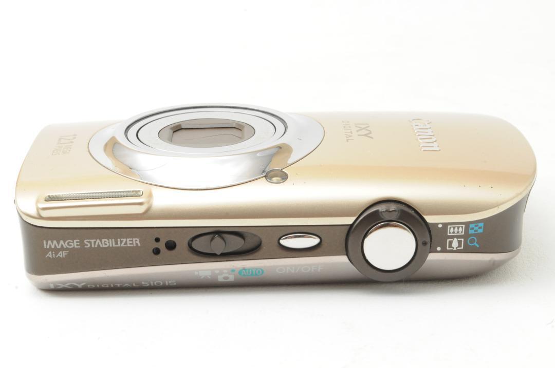 Canon IXY DIGITAL 510 IS Camera 12.1MP Gold Good Condition