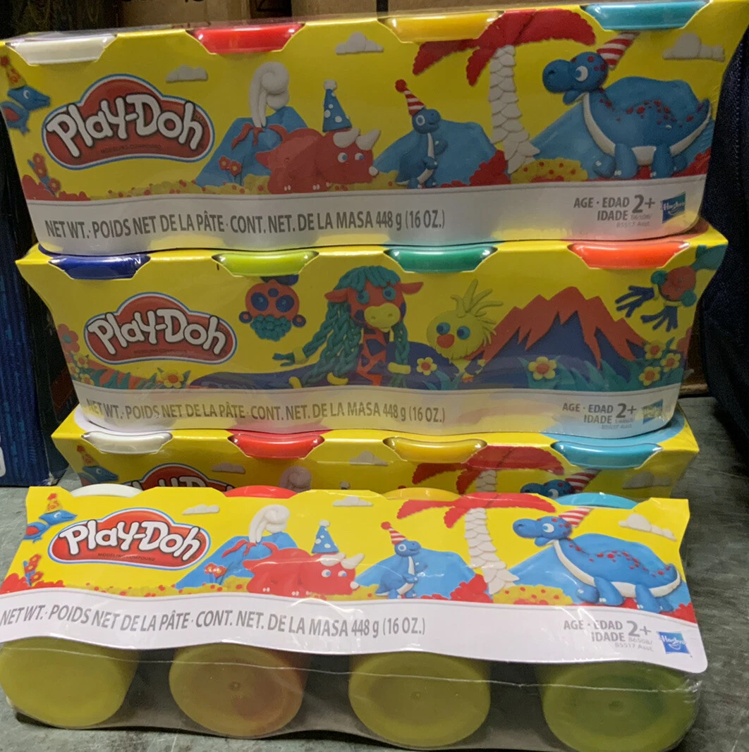 Hasbro Play Doh Modeling Compound Lot Of 4packs 8 Colors