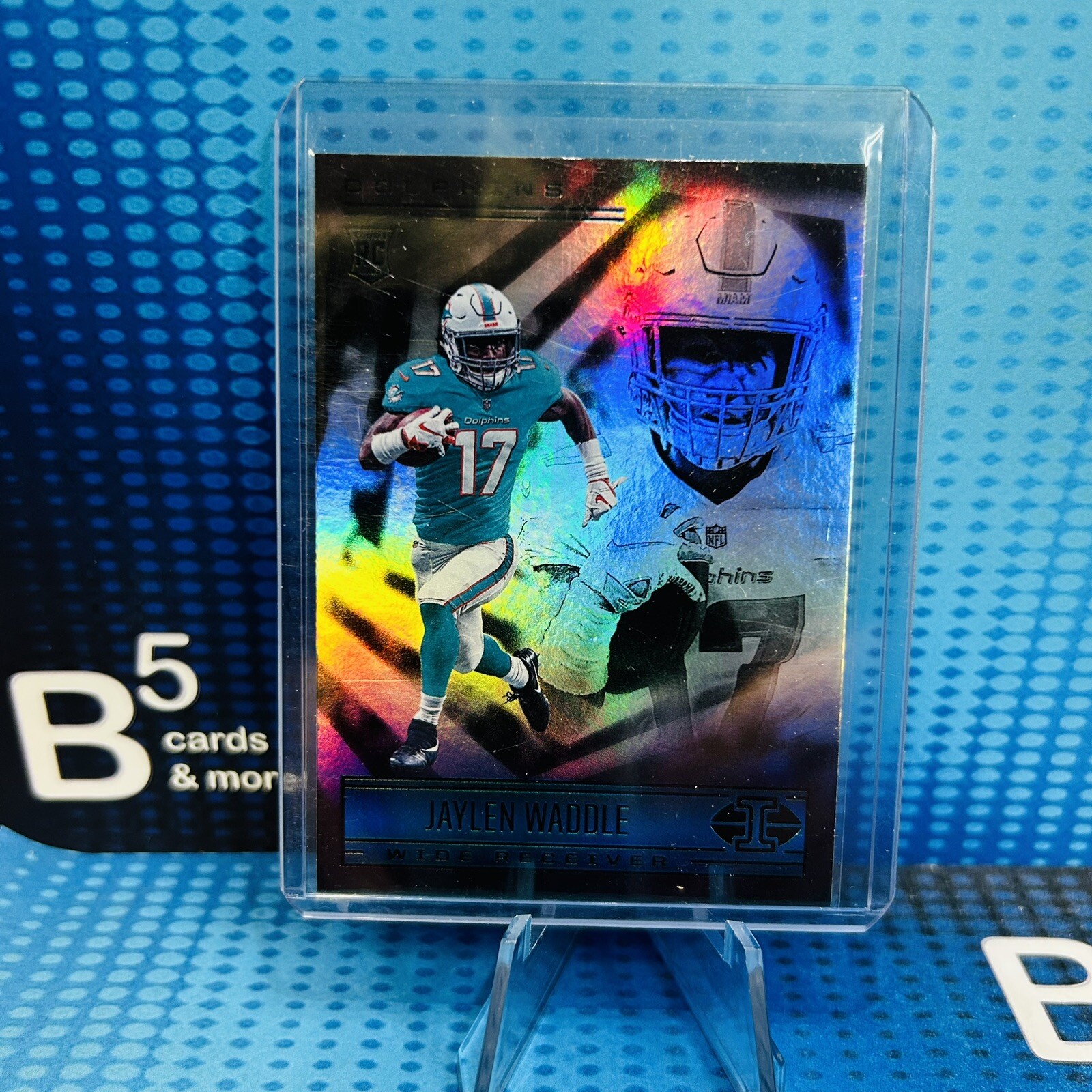 2021 Panini Illusions Jaylen Waddle Rookie Card No. 66 Dolphins