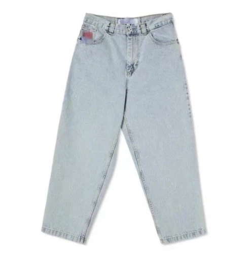 Polar Skate Co Ukskate Big Boy Jeans Dark Blue Wash Baggy Loose Fit Skate Denim/ - Afbeelding 15 van 19