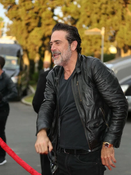 The Walking Dead Negan Jeffrey Dean Morgan Black Leather Jacket