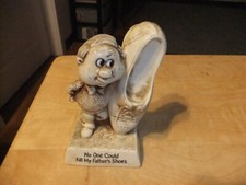 VTG 1977 RUSS Berries FATHER'S SHOES FATHER'S Day Figurine STATUE 5.5" USA MADE