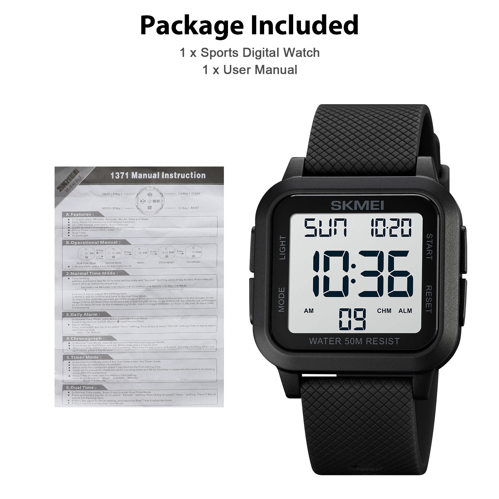 Army Sport Ultra Resistant Quartz Chronograph Watch