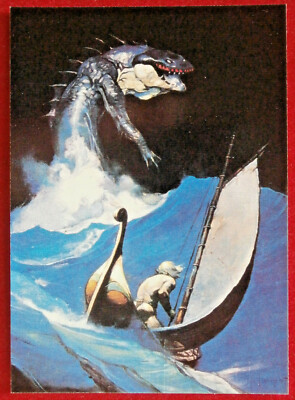FRANK FRAZETTA - Karte #74 - CARSON OF VENUS - Comic Bilder 1991
