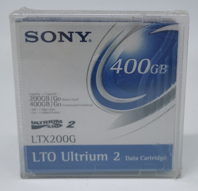 Sony LTX 200G 200/400GB LTO Ultrium 2 Data Cartridge NEU