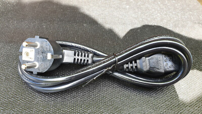 EURO EUROPÄISCHES NETZKABEL MONITOR PC WASSERKOCHER IEC C13 KABEL EU 2PIN STECKER 1,8M